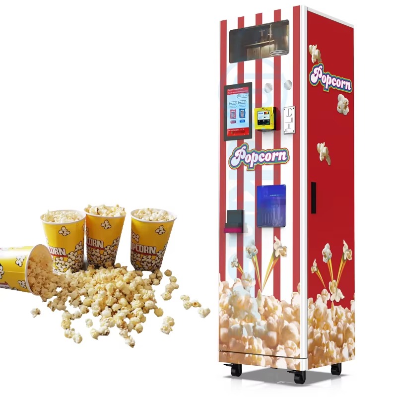 Popcorn Vending Machine - Commercial Hot Air Popcorn Maker with