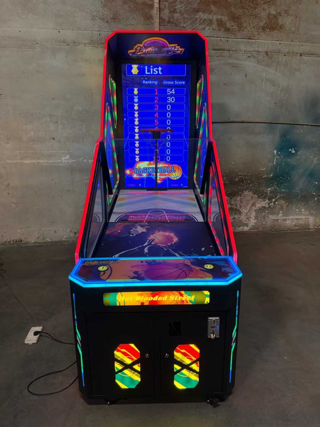 Coin-Operated LED Basketball A - Ticket Redemption Machine review and price