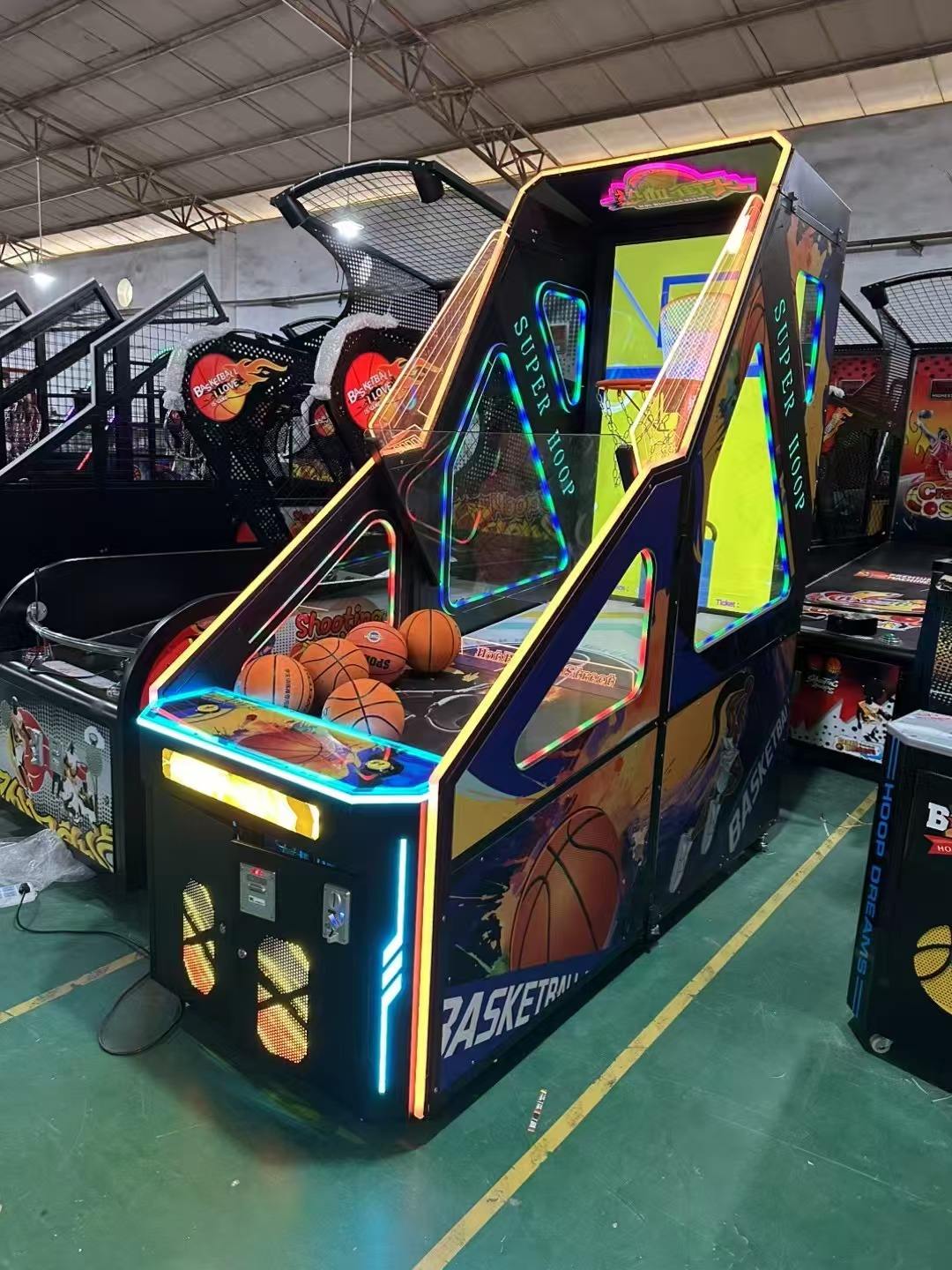 Coin-Operated LED Basketball A - Ticket Redemption Machine review and price