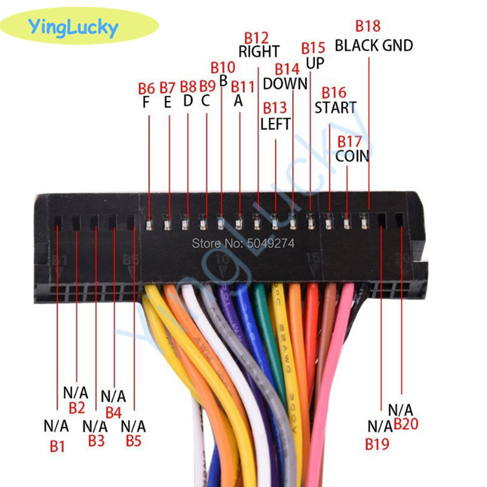 Arcade Cabinet 40-pin Wire Har - Arcade Game Jackpot review and price