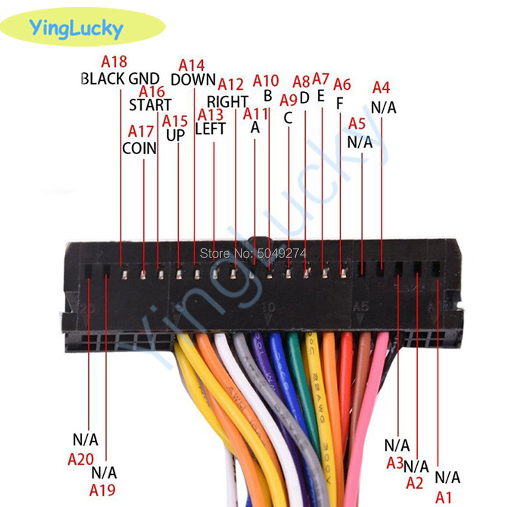Arcade Cabinet 40-pin Wire Har - Arcade Game Jackpot review and price