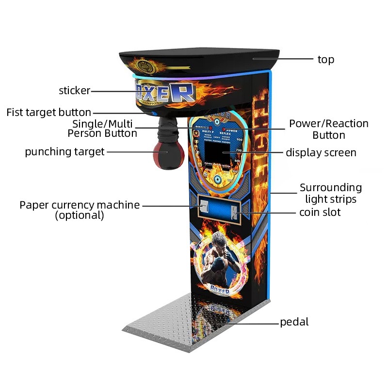 Custom Coin Operated Boxing Pu - Arcade Game Coin review and price